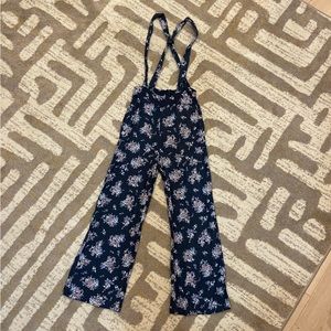 Wild Fable floral suspender jumpsuit